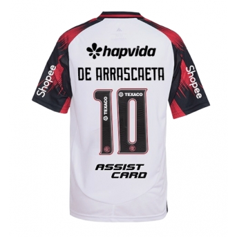 Billige Fotballdrakt Flamengo Giorgian de Arrascaeta #10 Replika Bortedrakt 2025-26 Kortermet